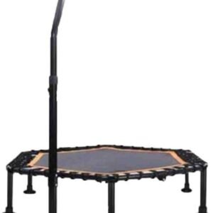 HSBAIS Fitness Trampoline with Height-Adjustable Handle