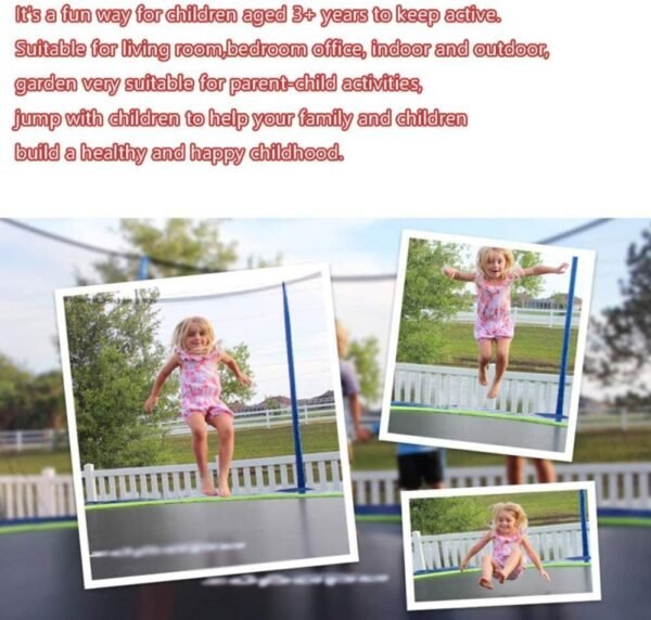 MU Trampoline 10 ft with Enclosure Children's Trampoline Outdoor – Bild 5
